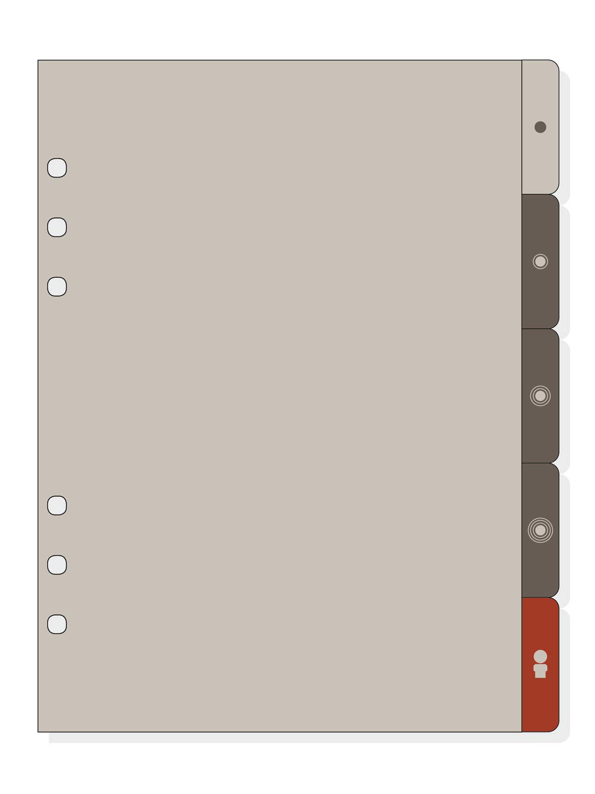Finocam – Set of 5 Side Dividers Open R1063