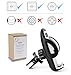 ilikable Twist-Lock Air Vent Car Mount Holder with 360 Degree Rotation and Release Button for Cell Phone Android Smartphone GPS Devices, Black