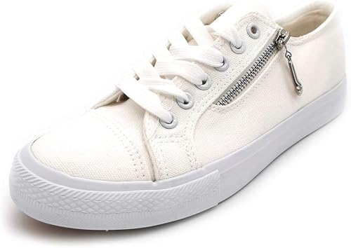 Zapatillas De Lona Mujer Blanco Negro B… | Price history