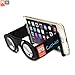 Virtual Reality Goggles Goggle Tech C1-Glass 3D Glasses for 3D Images & Videos on Android & iOS Smartphones (Black V2)