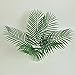 XHSP 11 40pcs Fake Faux Artificial Tropical Leaves Green Single Leaf Palm for Home Kitchen Party Decorations Handcrafts