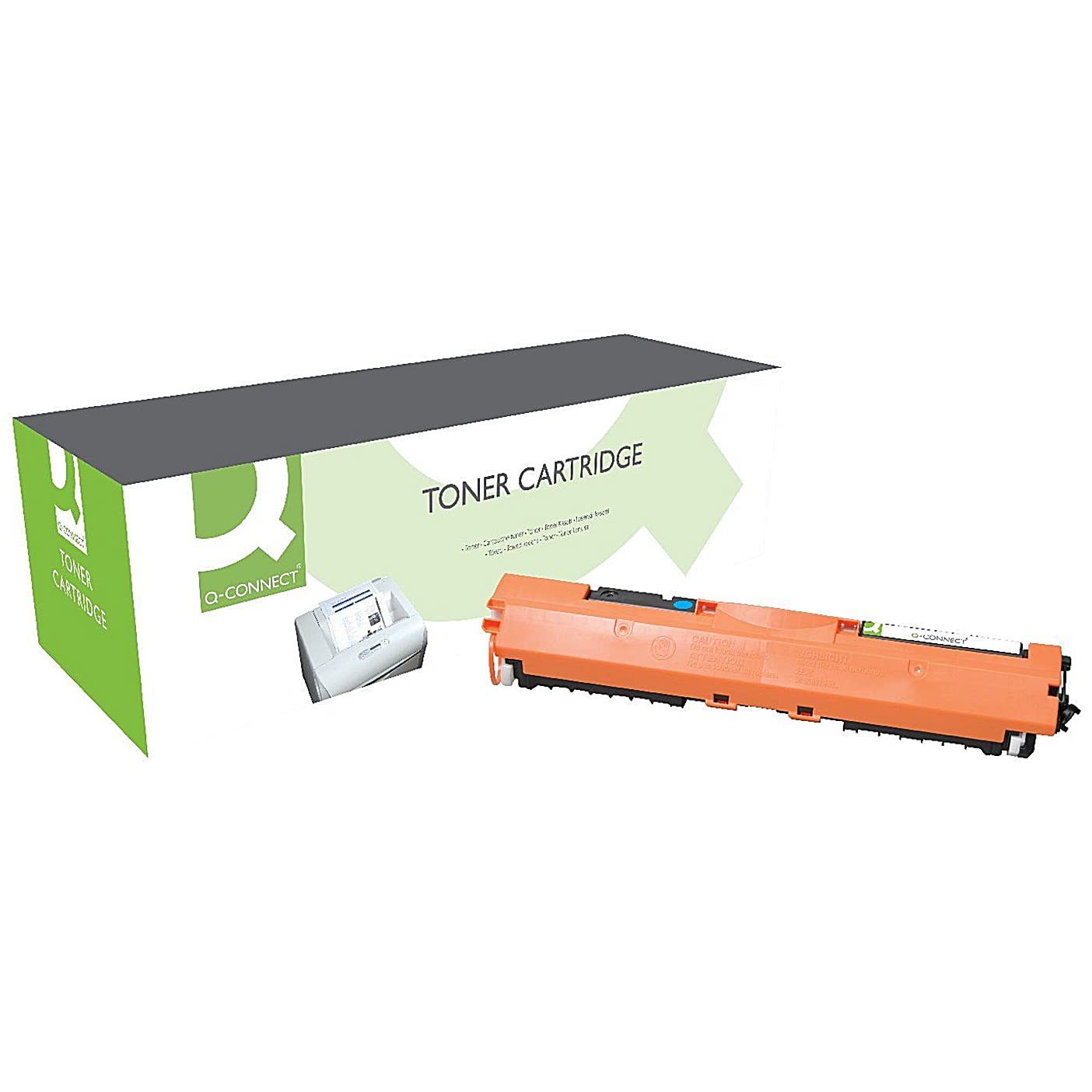 Q-Connect Compatible Toner for HP CF351A Toner Cartridge, Cyan