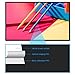 Excelvan 84 Inch 16:9 PVC Fabric Portable Indoor Outdoor Projector Screen for Home Cinema Movie, Education Office Presentations, Roll Easily