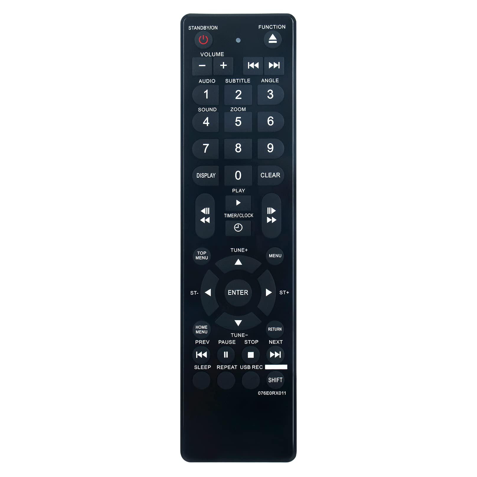 VINABTY 076E0RX011 Remote Control Replced Fit for Pioneer BLU RAY Player XWNAV1K XW-NA1K-K XWNAV1KK