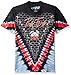 Liquid Blue Men's Pink Floyd The Wall Hammer V Tie Dye Short Sleeve T-Shirt