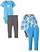 Gerber Baby Girls' 4-Piece Bodysuit and Pant Set, Daisies, 3-6 Months