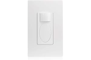 RAYZEEK Motion Sensor Switch with 3 in 1 Occupancy Sensor Switch/Vacancy Sensor Switch/Manual On-Off Switch,PIR Motion Sensor Light Switch,PC Fireproof(5A, Ground Wire Version)
