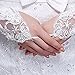 Wedding Bridal Elastic Elbow Lace Satin Gloves Ladies Elegant Party Dress Gloves