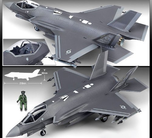 Academy 12507 USAF F-35A Lightning II Aircraft 1/72 Scale Model Kit - Thumbnail 4