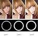 Portable Selfie Ring Light Rechargeable Clip on Selfie Fill Light with 36 LED for iPhone Samsung Android Smartphone iPad Tablet Laptop Photography Camera Video Girl Makeup, 4 Brightness Levels