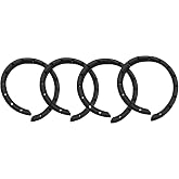 Car Truck SUV Van Offroad Universal Coil Spring Silencer Insulator | Rubber Sleeve Front Rear Lower Suspension Noise Reducer Protector 4PCS Black