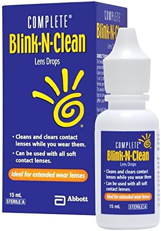 Complete Blink-N-Clean Lens Drops, Soft Lenses, 0.5 fl oz Per Dropper