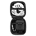 AirPods Case Cover, 9 in 1 Case Airpods Accessories Protective Silicone Skin Compatible for Apple Earpods with Airpods Watch Band Holder/Ear Hook/Anti-Lost Stap/Clip /Keychain/Grip-Black