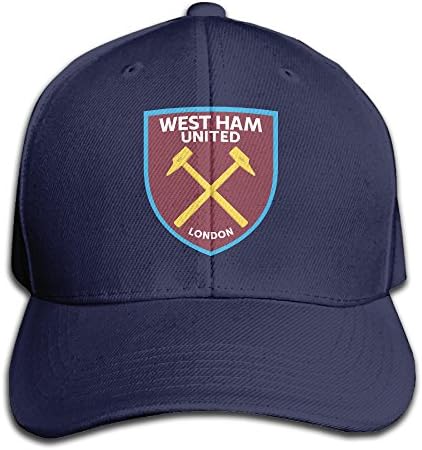 BanBang West Ham United Football Club Adjustable Peaked Baseball Caps Hats For Unisex