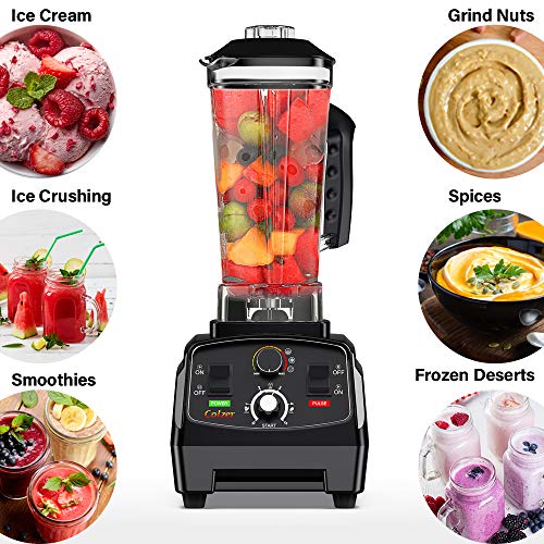 Professional Countertop Blender with 2200Watt Base Builtin Timer Self