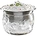 Jumbl Stainless Steel Dip Bowl w/Acrylic Vented Ice Chamber Base Clear