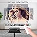 Projector, WiMiUS P20 Native 1080P LED Projector, 5000 Lux Movie Projector Support 4K Video 300″ Display ±50°Digital Keystone Correction 70,000 Hrs for Home Entertainment & PPT Business Presentationthumb 3