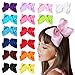 15 pc 6in Boutique Hair Bows Clips for Baby Girls Kids Teens Women Educational Toy or Gift Crafts