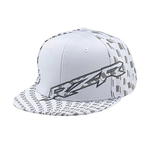 Polaris RZR Tellico White Flat Brimmed Fitted Hat Cap L/XL