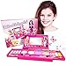 Makeup for Girls - Princess Fashion Girls Makeup Vanity Cosmetics Set - Washable Real Girl Makeup Kit - Deluxe Cosmetic Palette with Mirror for Girls - Beauty Cosmetics Girl Fashion Kit - NON TOXIC