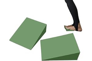 Yoga Foam Wedge, Slant Board for Calf Stretching - Non-Slip Lightweight and Portable Yoga Wedge - Durable Yoga Blocks for Kne