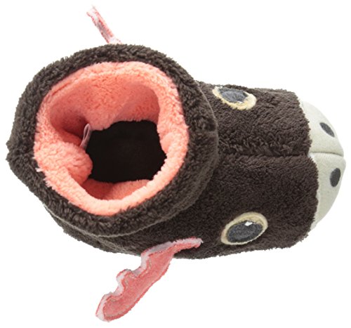 Acorn Easy Critter Kids Bootie Slipper,Moose,Toddler Small 0-6 Months