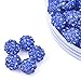 iCherry(TM) 10mm 100pcs/Lot Roral Blue Clay Pave Disco Ball for Rhinestone Crystal Shamballa Beads Charms Jewelry Makings