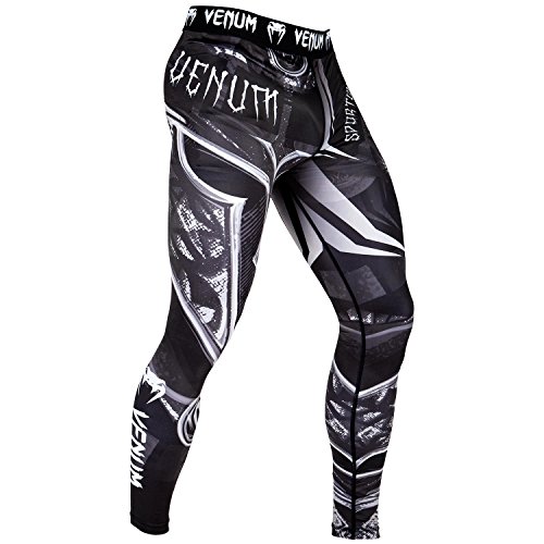 Venum Gladiator 3.0 Spats - Black/White - L, Large