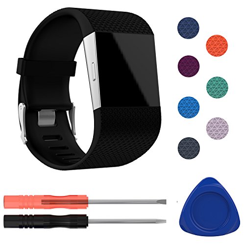 I-SMILE Fitbit Surge Bands, Original Version Adjustable Replacement Wristband for Fitbit Surge/Wireless Activity Bracelet Sport Wristband