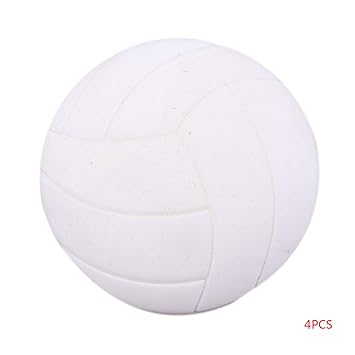 Ruiboury 4pcs Wand Crash-Proof Anti-Kollisions Pad beseitigen Lärm Kissentürgriff Stoßschutz-Volleyball-Form