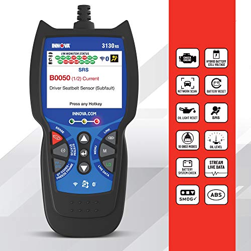 INNOVA 3130RS OBD2 Scanner with ABS SRS Engine Transmission Diagnostics