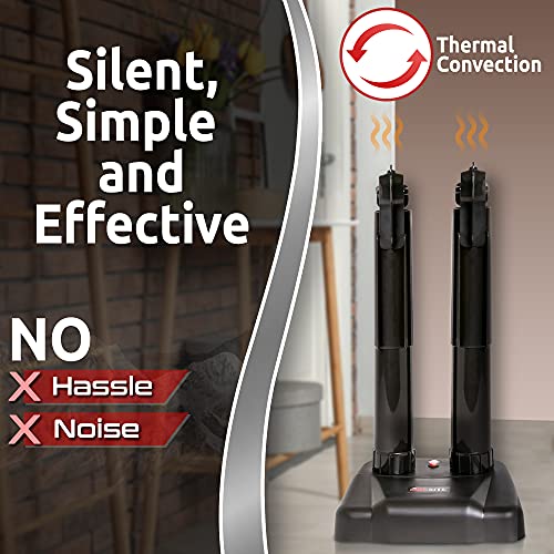 JobSite Boot Dryer Silent Shoe Dryer & Warmer For Work Boots, Gloves & Shoes Helps Reduce