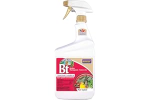 Bonide 8066 Captain Jack's Bacillus Thuringiensis BT Organic Worm & Caterpillar Control, 32 oz. Ready-to-Us - Quantity 1