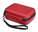 Protective Case for Kidcia, EACHINE E55, FQ777 FQ17W, Hobbylane Altitude Hold Folding Drone, RC Quadcopter Drone with FPV Camera and Live Video, DIY Foam Blocks (Red with Black Zip)