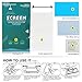 AOFU Samsung Galaxy S8 Plus Screen Protector Tempered Glass,[3D Touch Sensitive][Anti-Bubble][Easy to Install] [9H Hardness](2 pack)
