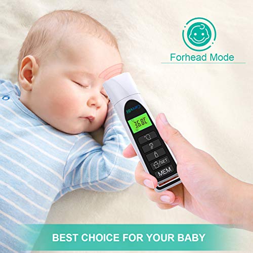 Carevas Medical Digital Ear Thermometer with Temporal Forehead Function - Clinically Approved Upgraded Infrared Lens Technology