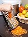 Cheese Grater - BEST GRIP – Premium Box Grater – Grater – Vegetable Shredder - Zester - for kitchen – 4 sided stainless steel by Capocuoco