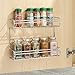 InterDesign Classico 2-Shelf Wall Mount Spice Organizer Rack for Kitchen Storage - Chrome