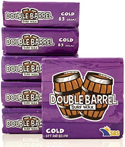 Double Barrel Surf Wax - Cold Water - 6 Pack