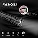 AOMEES Rechargeable Flashlight 10000 High Lumen, Super Bright LED Tactical Flashlight with Battery, Power Indicator, 5 Modes, Zoomable, Waterproof, XHP50 Flashlight for Camping