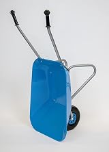 Rolly Toys Silver Blue Children's Wheelbarrow 25 kg Metal Bowl 2.5+ Years view 2
