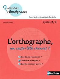 L' orthographe, un casse-tête chinois ?