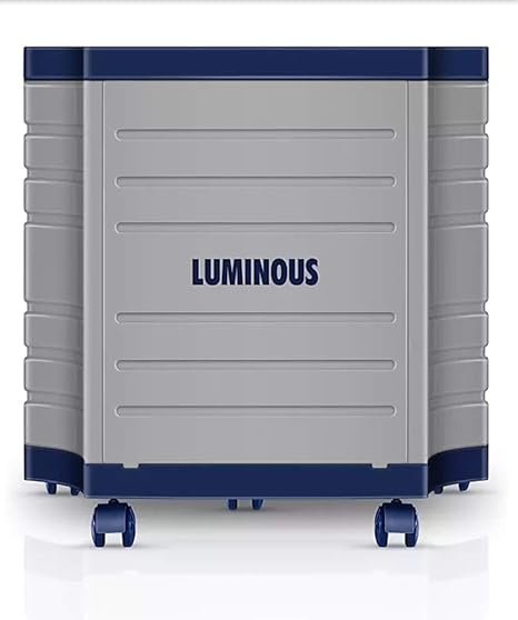IKARUS Luminous Plastic Trolley for Single Flat Battery (Grey)