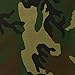 Camouflage Print Fabric Cotton Polyester Broadcloth Camo by The Yard 60