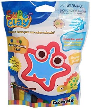 Colorato Ultra Light Magic Air Dry Modeling Clay DIY Educational Toys for Kids 50g - Sky Blue