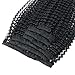 Lovrio Kinkys Curly Virgin Brazilian Clip in Human Hair Extensions Double Weft Real Remy Hair for Black Women 7 Pieces 120g with 17 Clips 18 Inch
