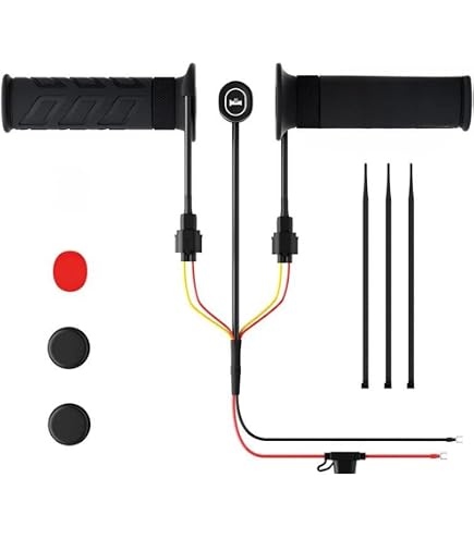 thumbnail interactive-video image 1 of Honda ATV Heated Grips – Electric Hand Warmers For 7/8" Handlebars (Thumb Throttle Style) 1 of 4