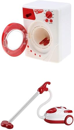 Amazon Sm Sunnimix シミュレーション 家電 おもちゃ 掃除機 洗濯機 ままごと ごっこ遊び ふり遊びおもちゃ 2点入り 家事 おもちゃ