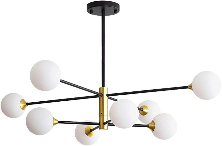 Nordisch G9 Sputnik Kronleuchter,Magic Bean Blasen Pendelleuchte Glas