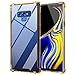 Ztotop Case for Samsung Galaxy Note 9Hybrid Protective Clear Case Anti-Scratch Shockproof Rugged Hard Back Cover with Soft TPU Bumper Cushion for Samsung Galaxy Note 9, Yellow